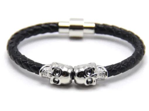 Armband Skull Leder