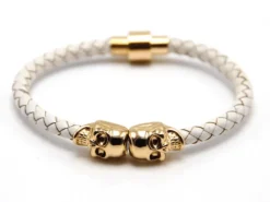Armband Skull Leder