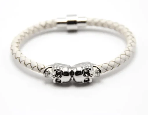 Armband Skull Leder