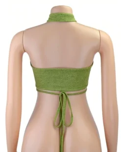 Bandage Crop Top Greeny
