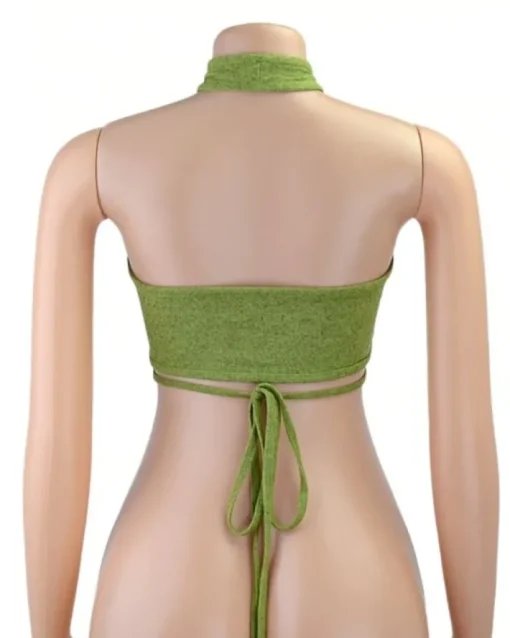 Bandage Crop Top Greeny