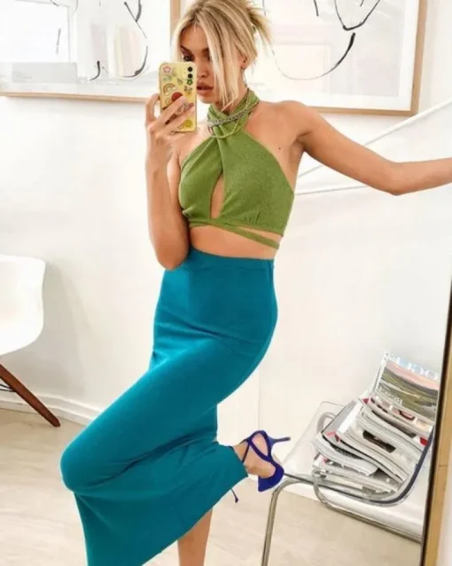 Bandage Crop Top Greeny