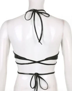 Bandage Leder Style BH Top Ida