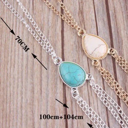 Bauchkette Opal Turquesa