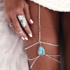 Beinkette Opal Turquesa