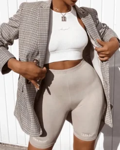 Biker Leggings "catch flights not feelings"