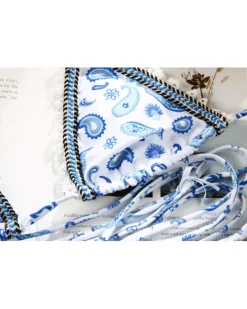 Bikini Blue Paisley