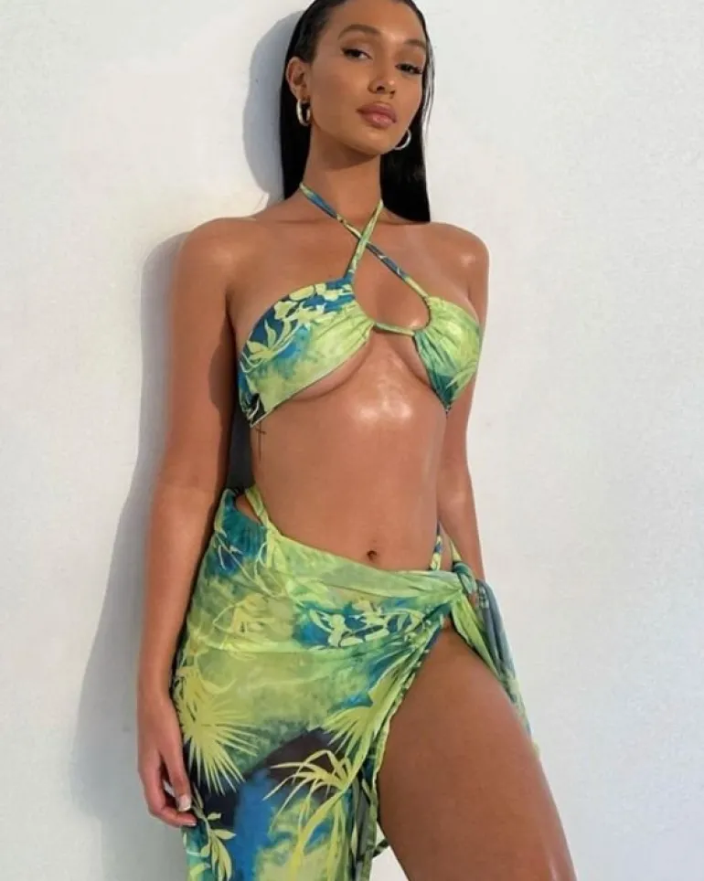 Bikini Set Tropical Green