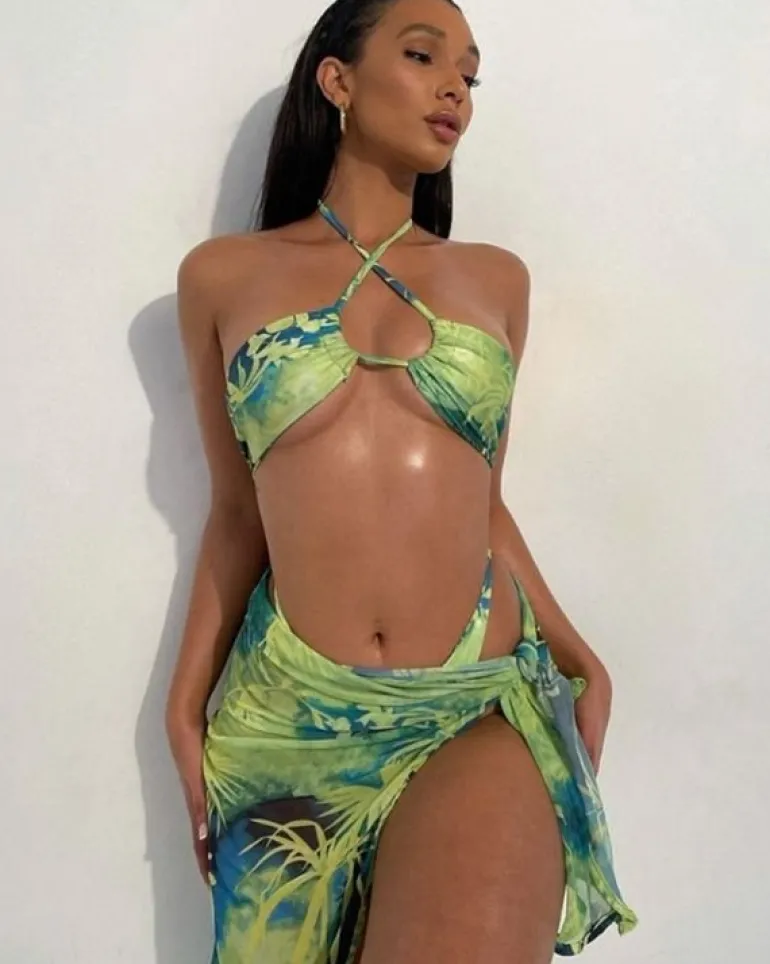 Bikini Set Tropical Green