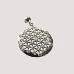 Blume des Lebens Anhänger | Zirkonia Steine | Silber 925