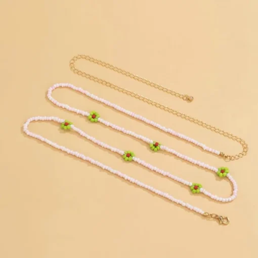Blumen Bauchkette Flowerpower