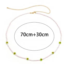 Blumen Bauchkette Flowerpower