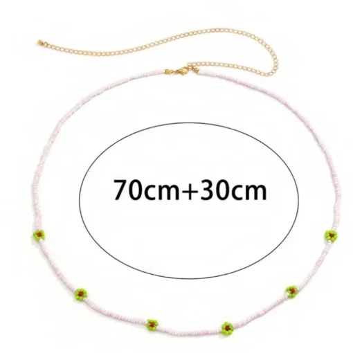 Blumen Bauchkette Flowerpower