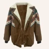 Braune Boho Jacke Lou