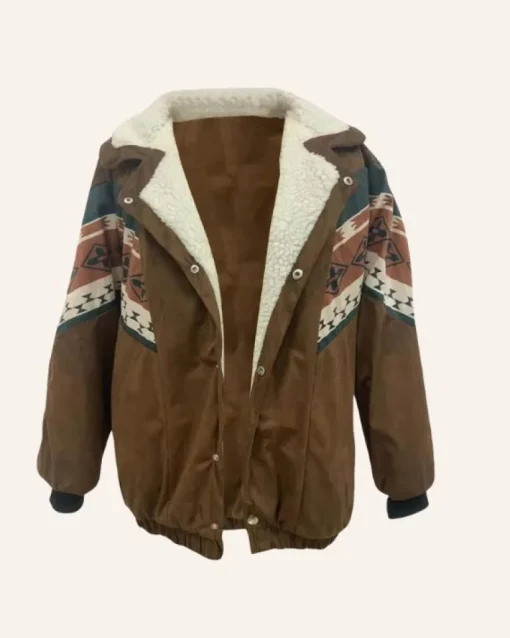 Braune Boho Jacke Lou