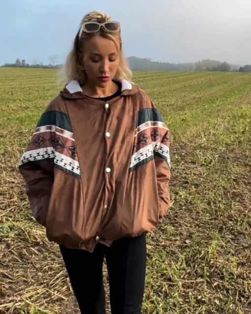 Braune Boho Jacke Lou