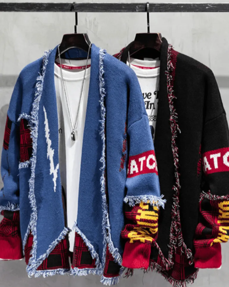 Cardigan Herren V-Style