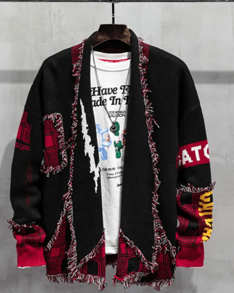 Cardigan Herren V-Style