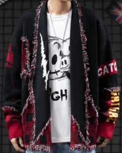 Cardigan Herren V-Style