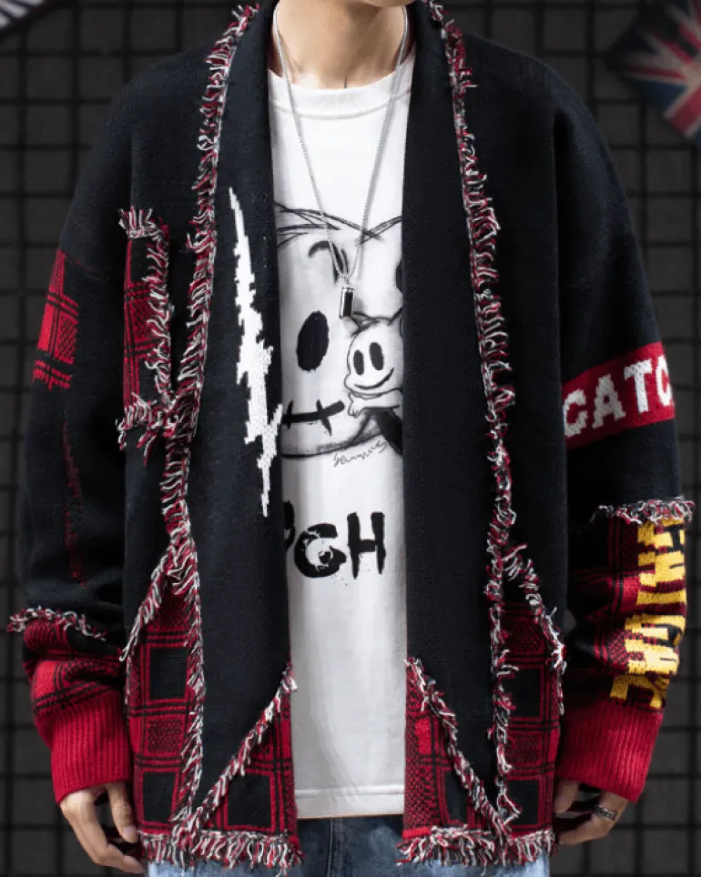 Cardigan Herren V-Style