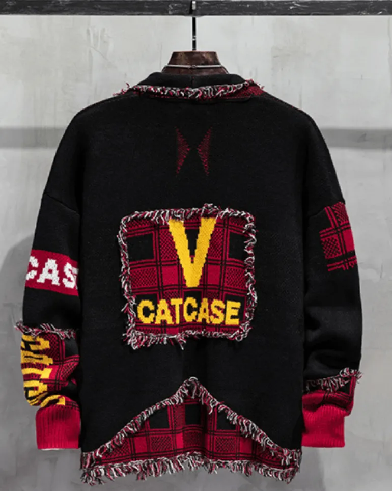 Cardigan Herren V-Style