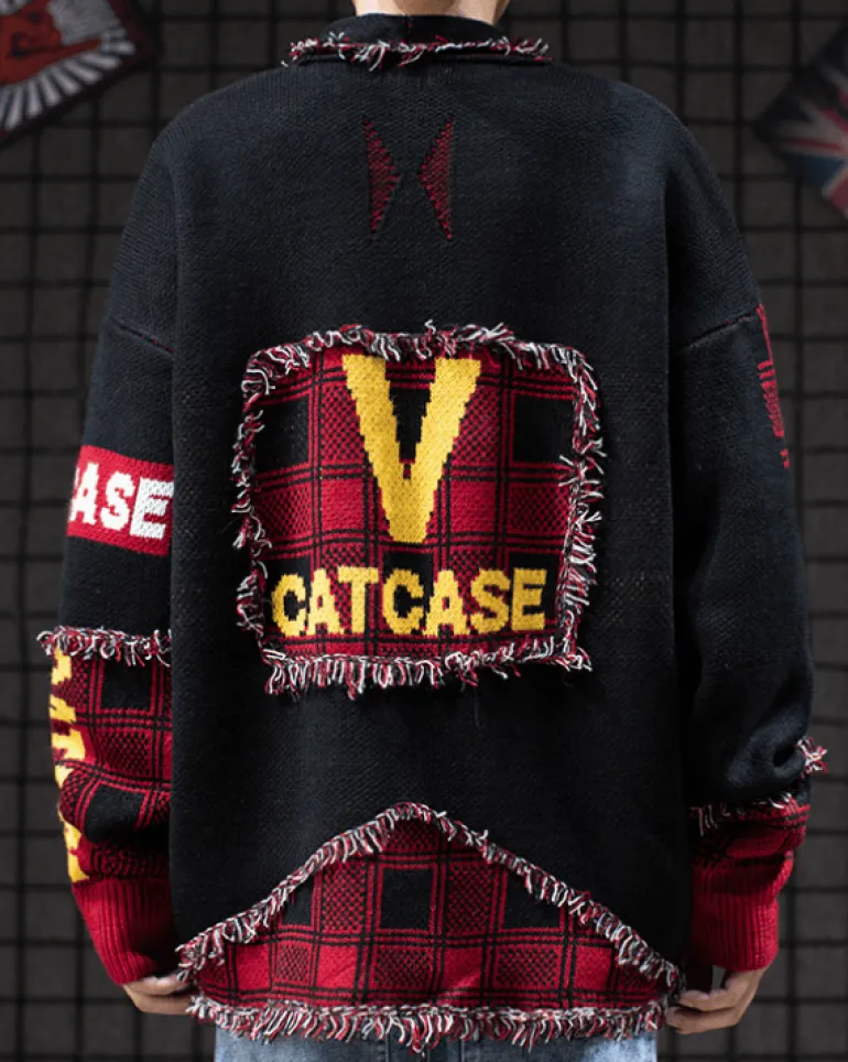 Cardigan Herren V-Style