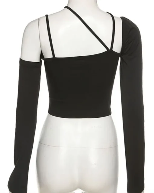 Cut-Out Hollow Shirt Versus