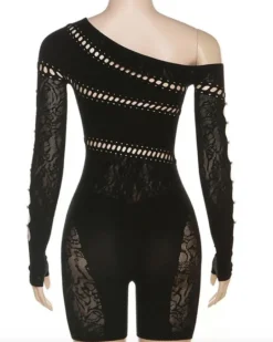 Cut-Out Mesh Overall Jenny