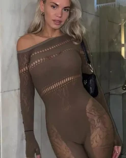 Cut-Out Mesh Overall Jenny