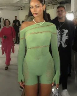 Cut-Out Mesh Overall Jenny