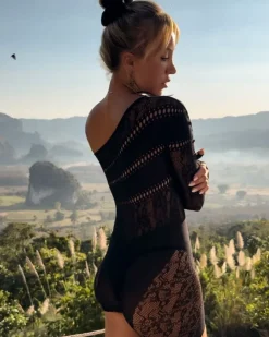 Cut-Out Mesh Overall Jenny