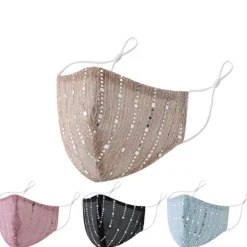 Designer Glitzer Mask Lucy