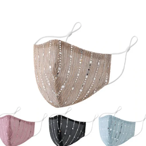 Designer Glitzer Mask Lucy