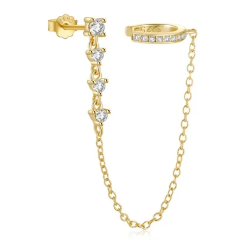 Ear Cuff Ohrring Mona - Silber 925