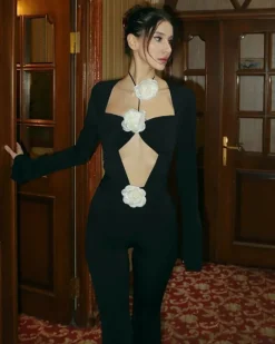 Eleganter Jumpsuit Overall La Rosa