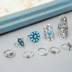 Fingerringe Set Kaktus Mood