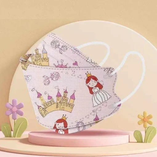 Fischform KF94 Kindermasken Prinzessin