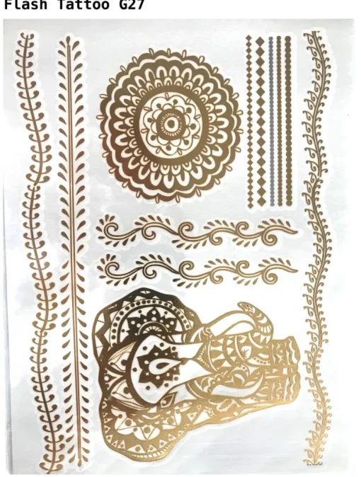 FLASH TATTOO's GOLD (grosse Bögen)