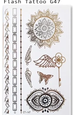 FLASH TATTOO's GOLD (grosse Bögen)