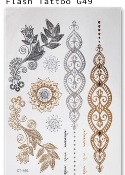 FLASH TATTOO's GOLD (grosse Bögen)