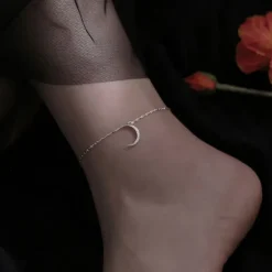 Fusskette Silber 925 Moon Mystic