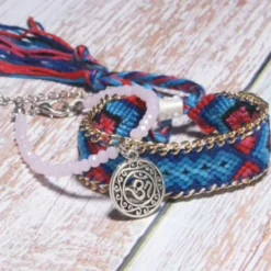 Geknöpfte Fusskette Boho Island