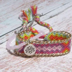 Geknöpfte Fusskette Boho Island