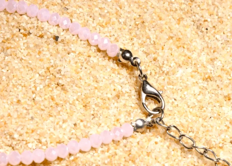 Geknöpfte Fusskette Boho Island