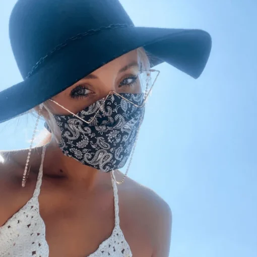Gesichtsmaske Bandana Schwarz