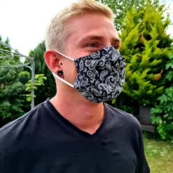 Gesichtsmaske Bandana Schwarz