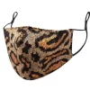 Glitter Leo Pailletten Maske