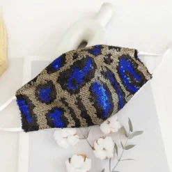 Glitter Leo Pailletten Maske