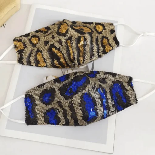 Glitter Leo Pailletten Maske
