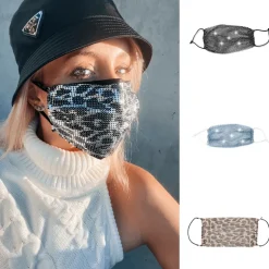 Glitzer Maske Bling Bling